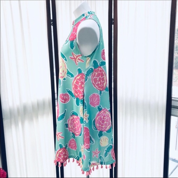 Simply Southern TopSail Turtle Tassel Dress - Picture 2 of 12